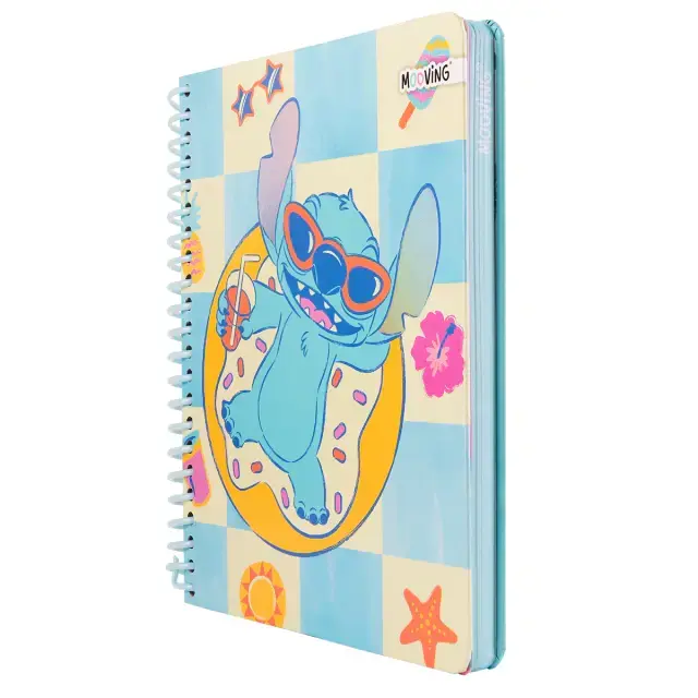 Cuaderno Premium 1/2 Oficio Stitch - Mooving