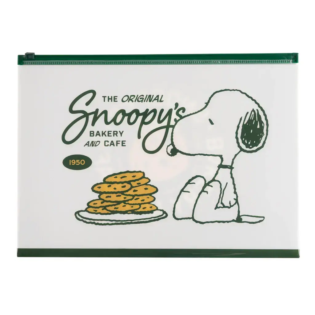 Sobre A4 con cierre zip Snoopy - Mooving
