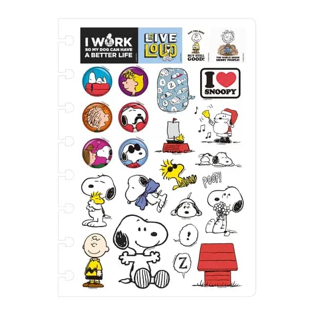 Repuesto Cuaderno Discos Snoopy A5 - Mooving
