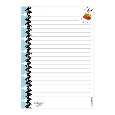 Repuesto Cuaderno Discos Snoopy A5 - Mooving