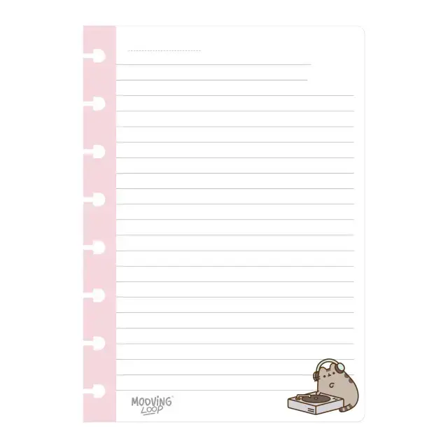 Repuesto Cuaderno Discos Pusheen A5 - Mooving