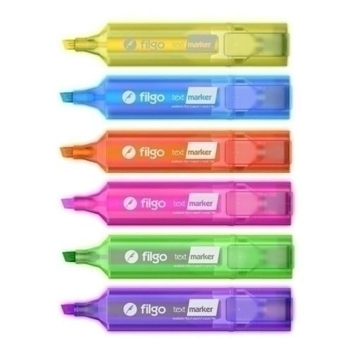 Resaltador Text Marker Fluo - Filgo