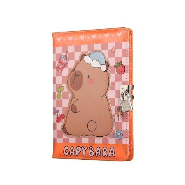Diario Íntimo con Candado 14x21 cm Capybara - Talbot