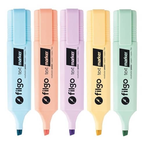 Resaltador Text Marker Pastel - Filgo