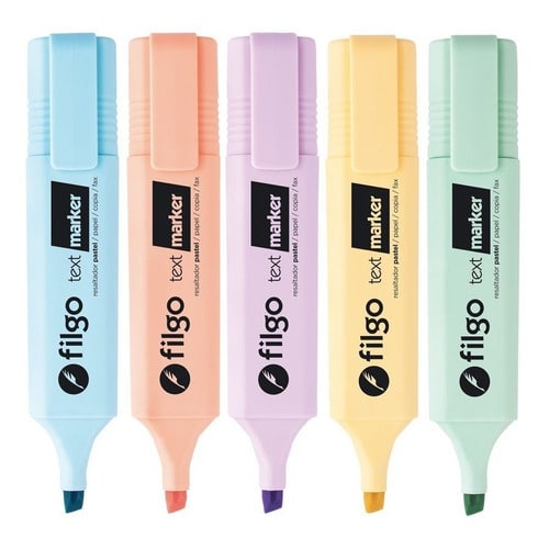 Resaltador Text Marker Pastel - Filgo