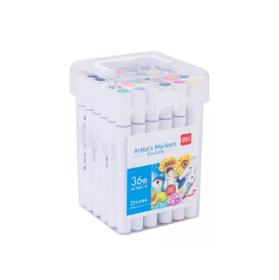 Marcadores Doble Punta x36 al Agua - Deli