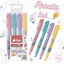 Resaltador Lighter Fine Fluo x4 - Filgo