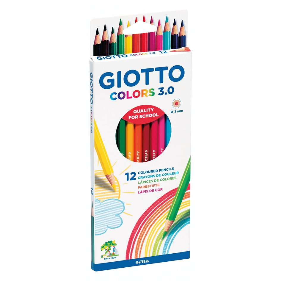 Lápices de Colores Colors 3.0 x 12 - Giotto