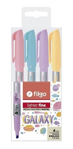 Resaltador Lighter Fine Fluo x4 - Filgo