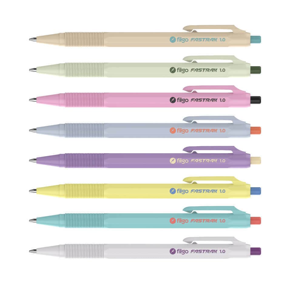 Bolígrafo Retráctil Fastrak 1.0 mm Tinta Azul - Filgo
