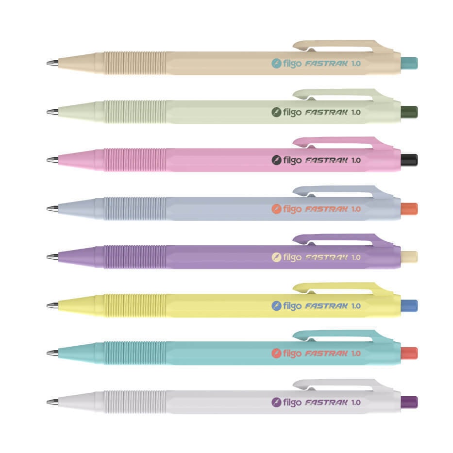 Bolígrafo Retráctil Fastrak 1.0 mm Tinta Azul - Filgo