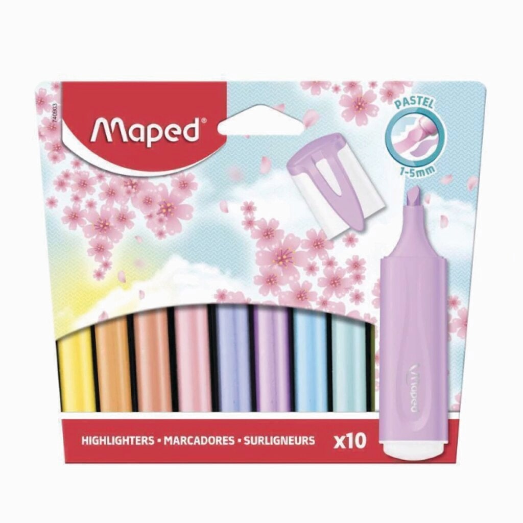 Resaltadores Pastel x10 - Maped