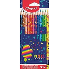 Lápices de Colores Pixel x12 - Maped
