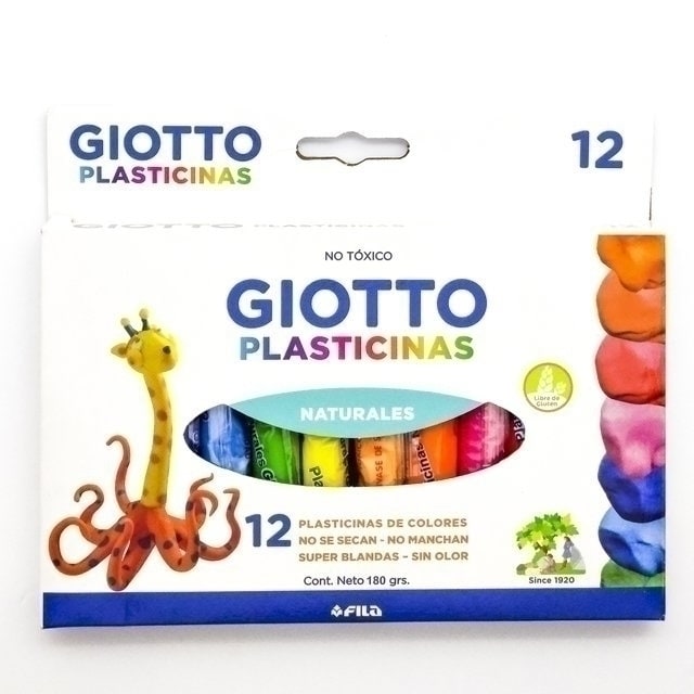 Plastilinas Naturales Plasticinas x12 - Giotto