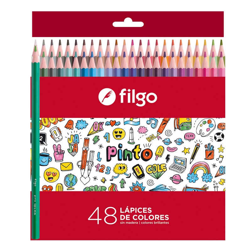 Lapices de Colores Pinto x48 - Filgo
