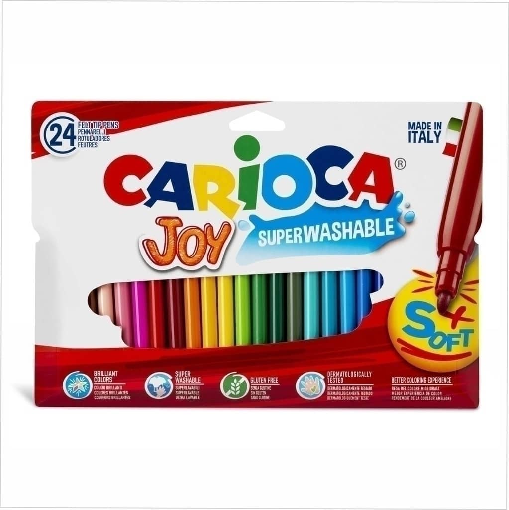 Marcadores Escolares Joy x24 SIN TACC - Carioca