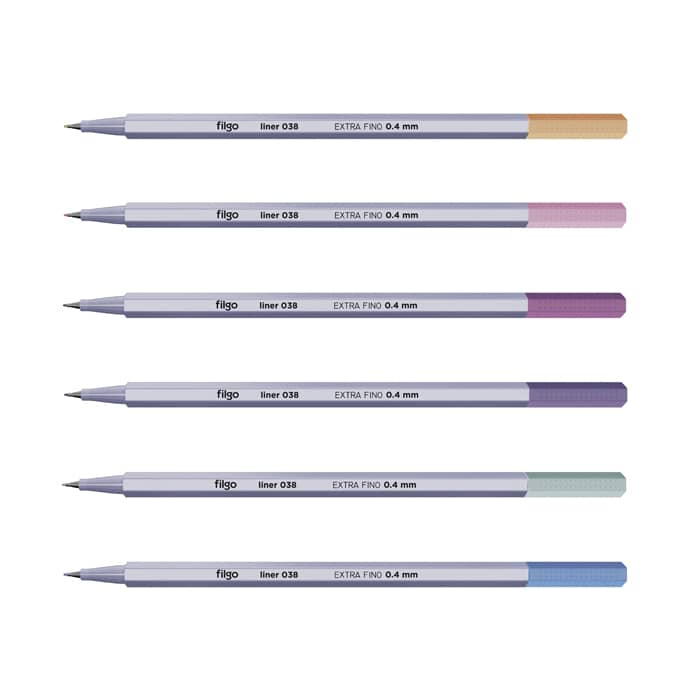 Microfibras Mute Liner 038 x6 - Filgo