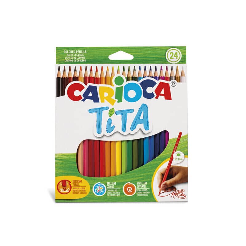 Lápices de Colores Tita x 24 - Carioca