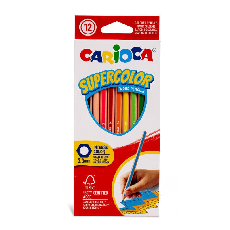 Lápices de Colores Supercolor x12 - Carioca