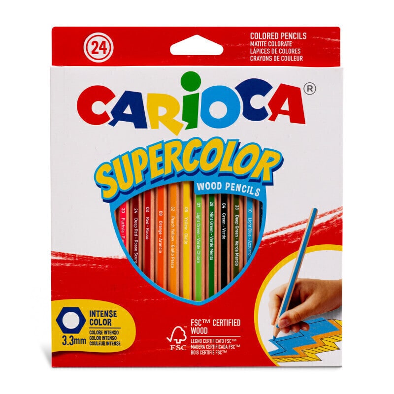 Lápices de Colores Supercolor x24 - Carioca