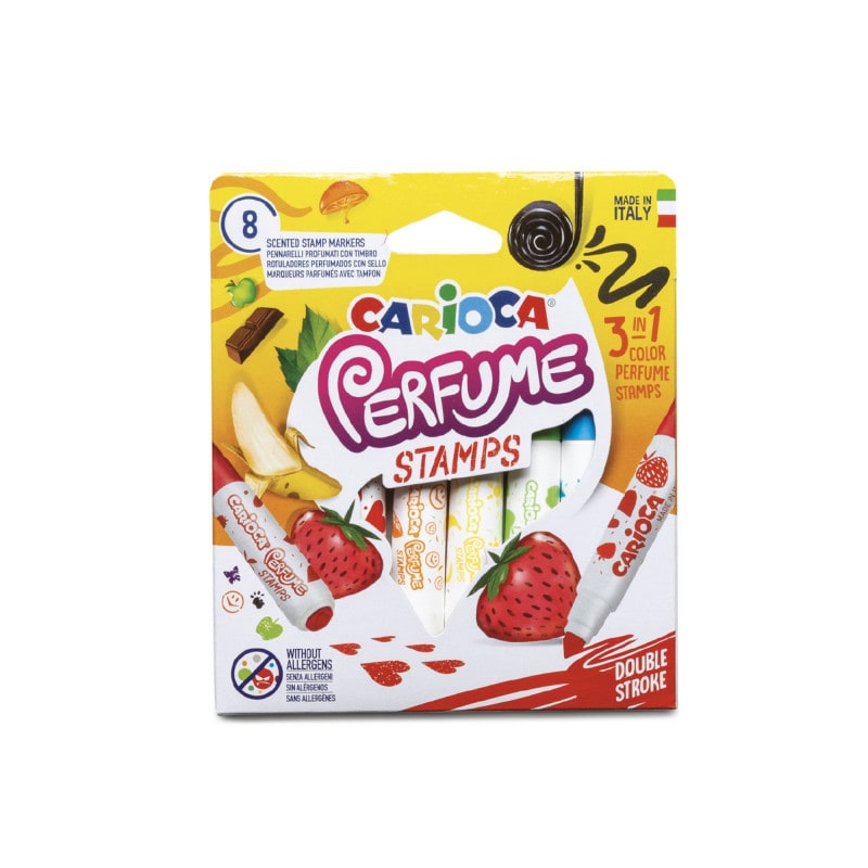 Marcadores Perfumados con Sellos x 8 u - Carioca
