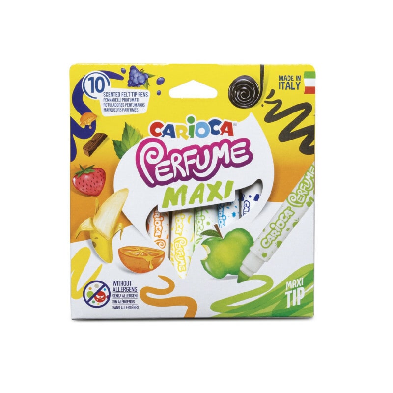 Marcadores Perfumados Maxi x 10 u - Carioca