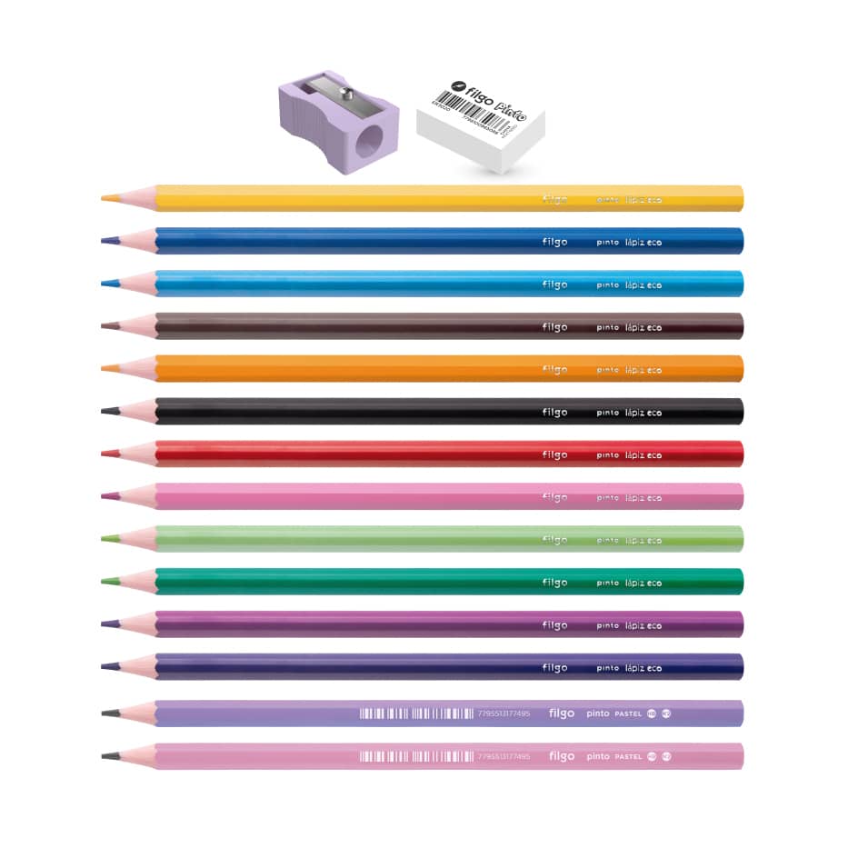 Set Lápices de Colores Fantasy Osito x12 - Filgo