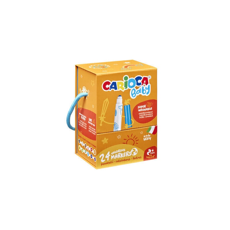 Marcadores Box Baby x24 + 2 años - Carioca