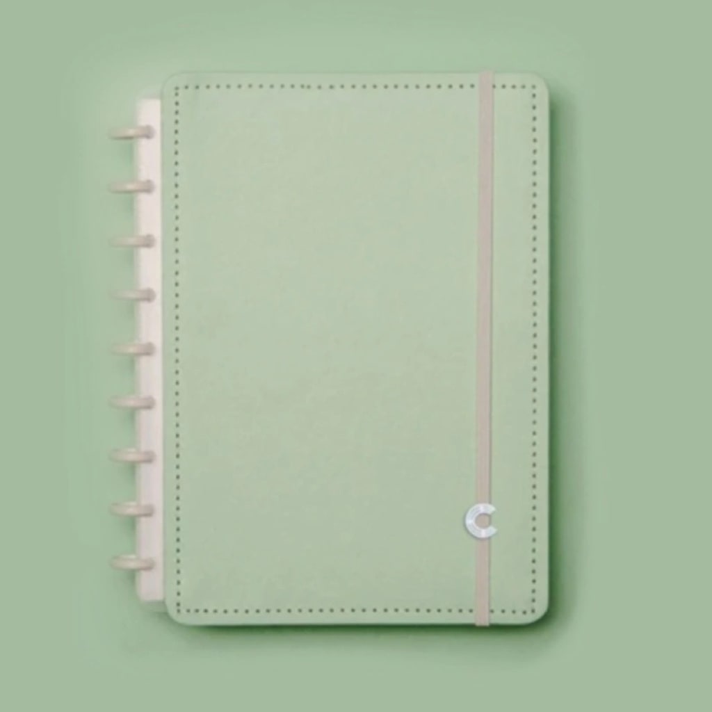 Cuaderno A5 Pastel Verde + Notas REGALO - Cuaderno Inteligente