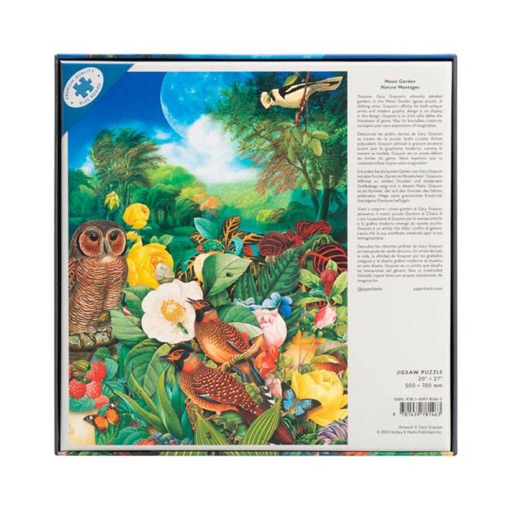 Rompecabezas 1000 pcs Moon Garden - Paper Blanks