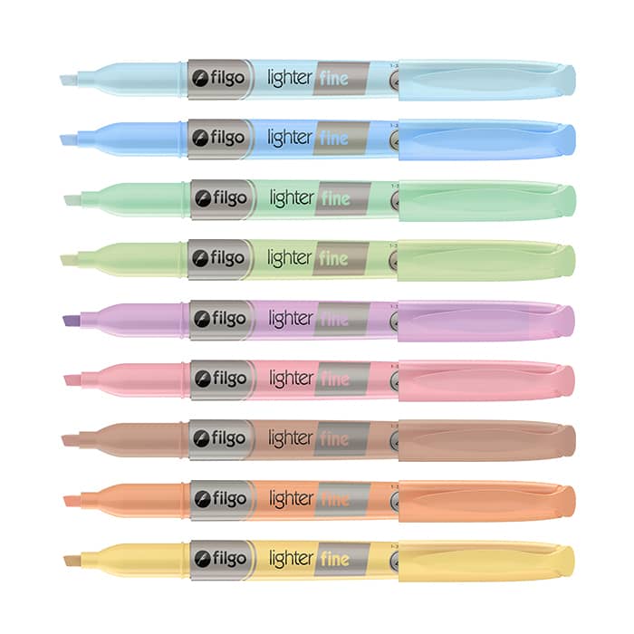 Resaltador Lighter Fine Pastel Collection x18 - Filgo