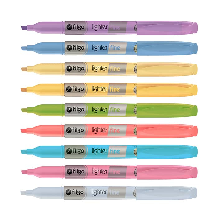 Resaltador Lighter Fine Pastel Collection x18 - Filgo