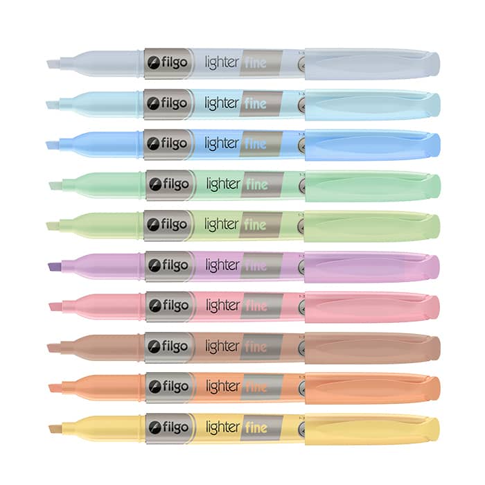 Resaltador Lighter Fine Pastel x10 - Filgo