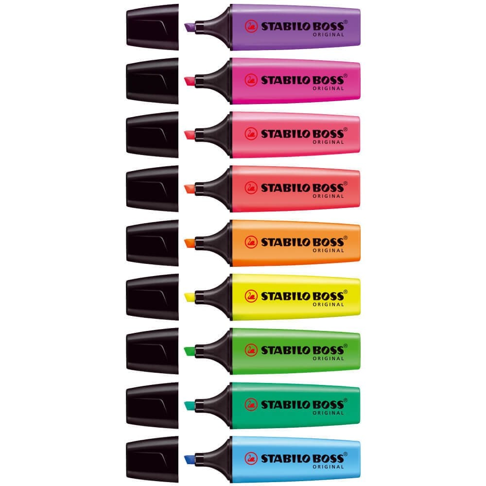 Resaltadores Boss Original Neon - Stabilo