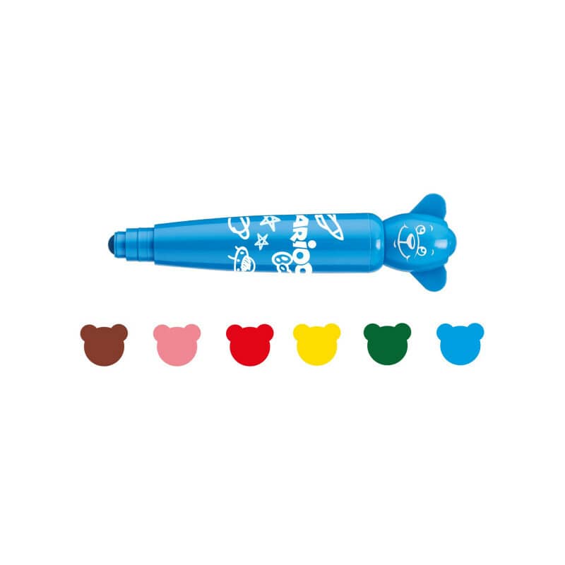 Marcadores Baby Teddy +1 año x 12 u - Carioca