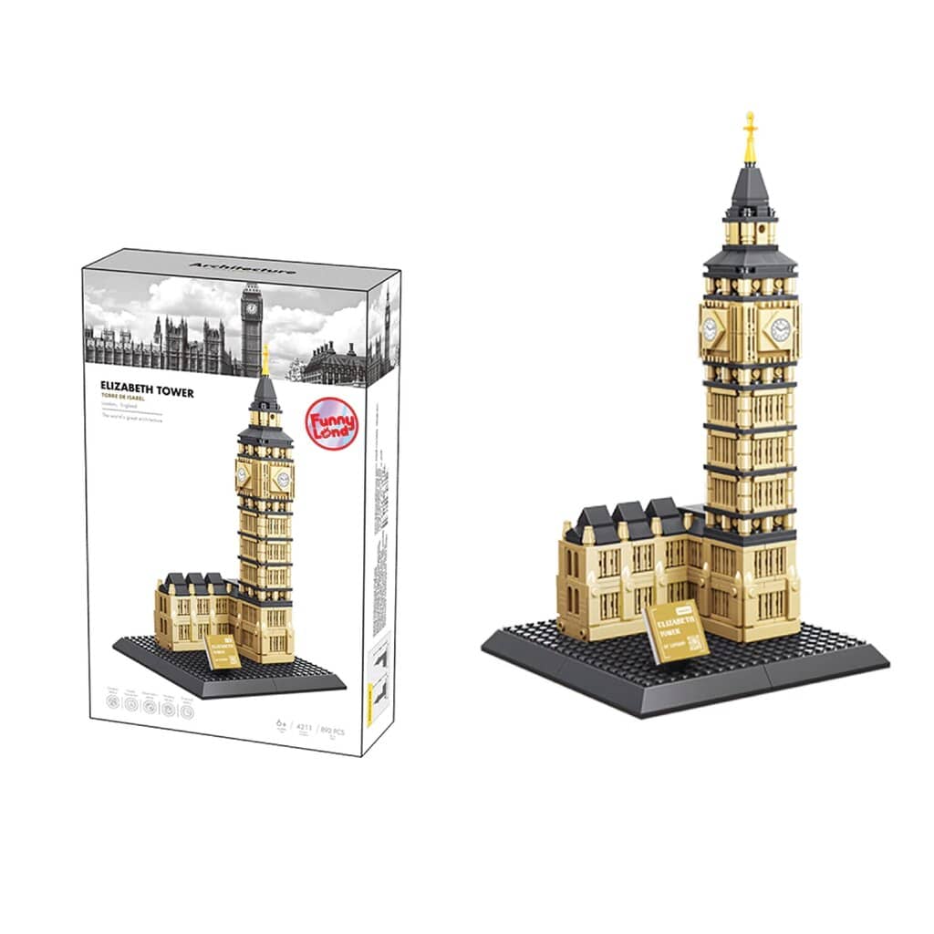 Rompecabezas 3D elizabeth tower 892 Piezas - Funny Land