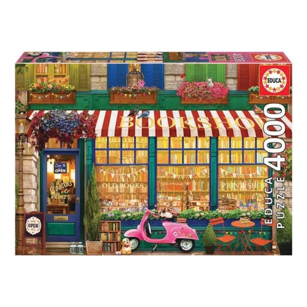Puzzle 4000 pcs Librería Vintage - Educa®