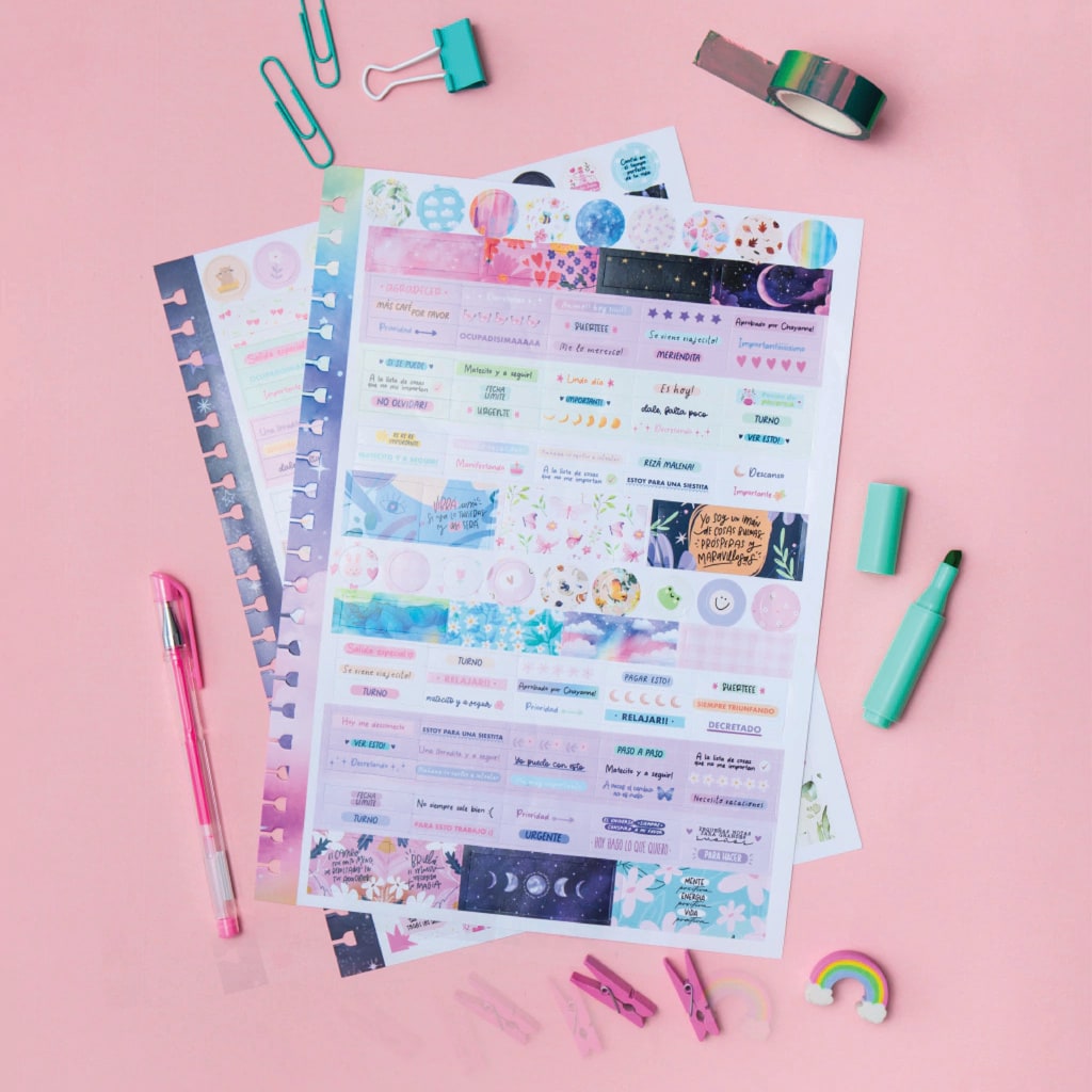 Pack Sticker A4 x2 - Punto Cero