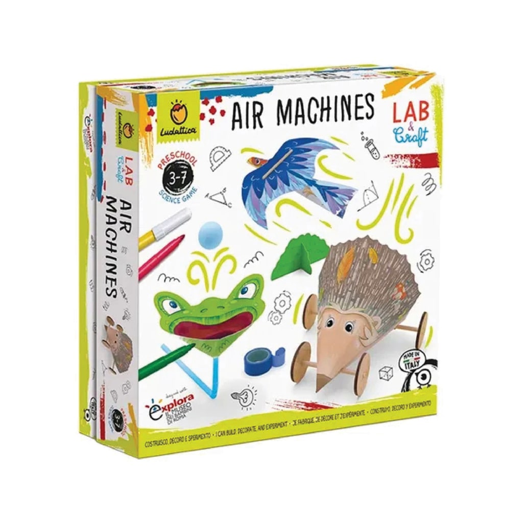Construyo, decoro y experimento Air Machines - Ludattica