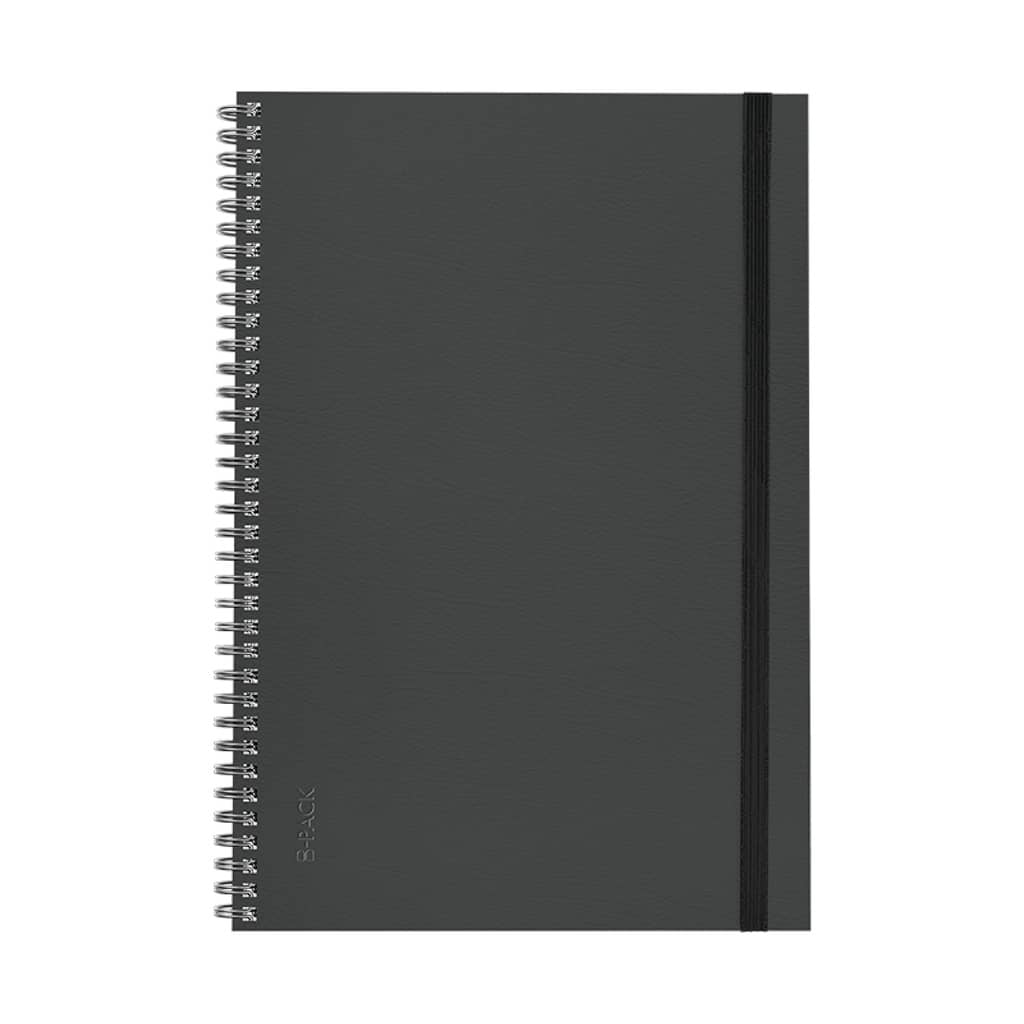 Mega Cuaderno infinity book A4 Bpack Black Rayado - FW