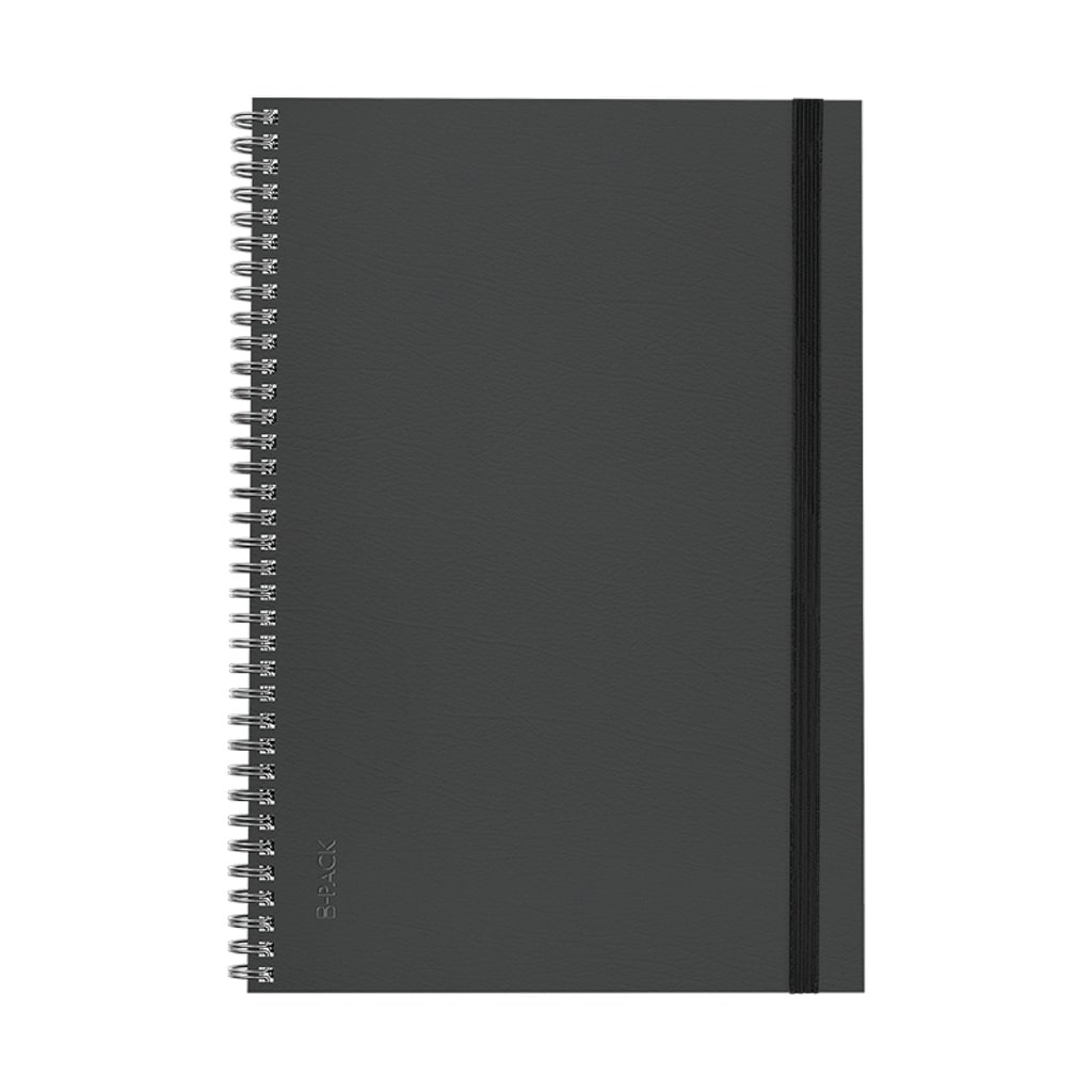 Mega Cuaderno infinity book A4 Bpack Black Rayado - FW