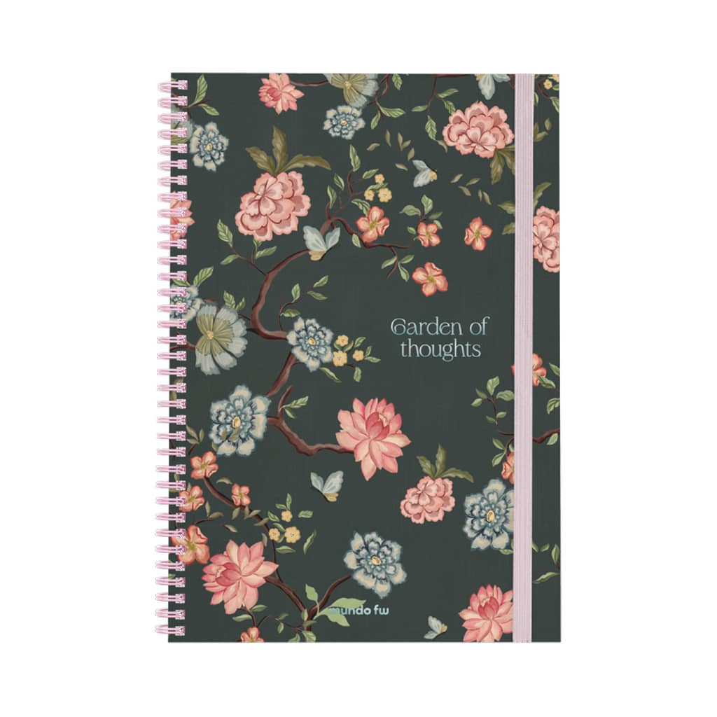 Cuaderno Infinity Book A4 Premium Belle Flowers Rayado - FW