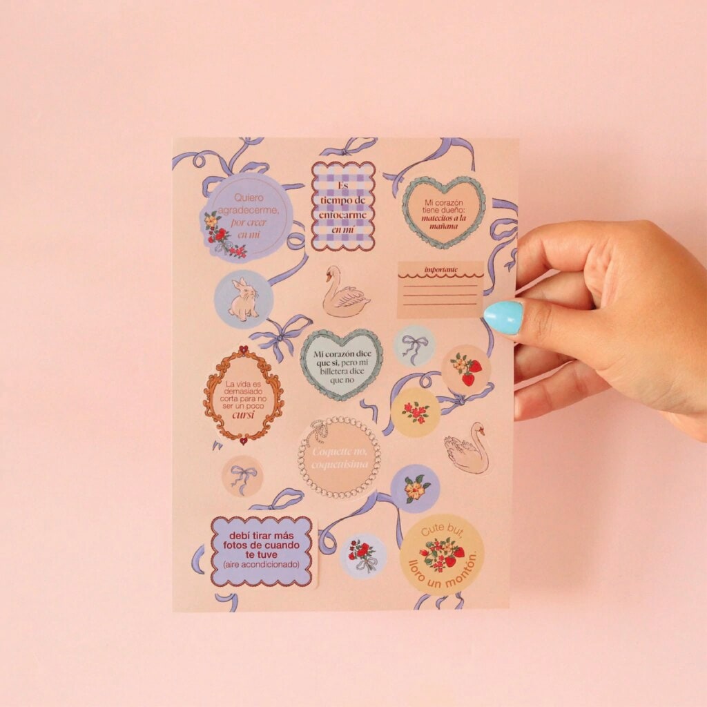 Stickers A5 Coquete 2.0 - Paprika