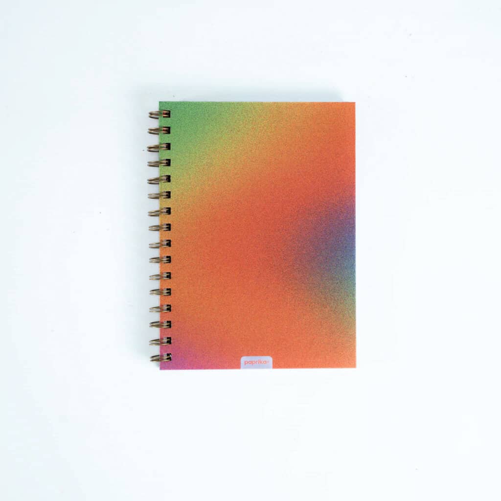 Cuaderno A5 Tapa Dura Rayado El Aura - Paprika
