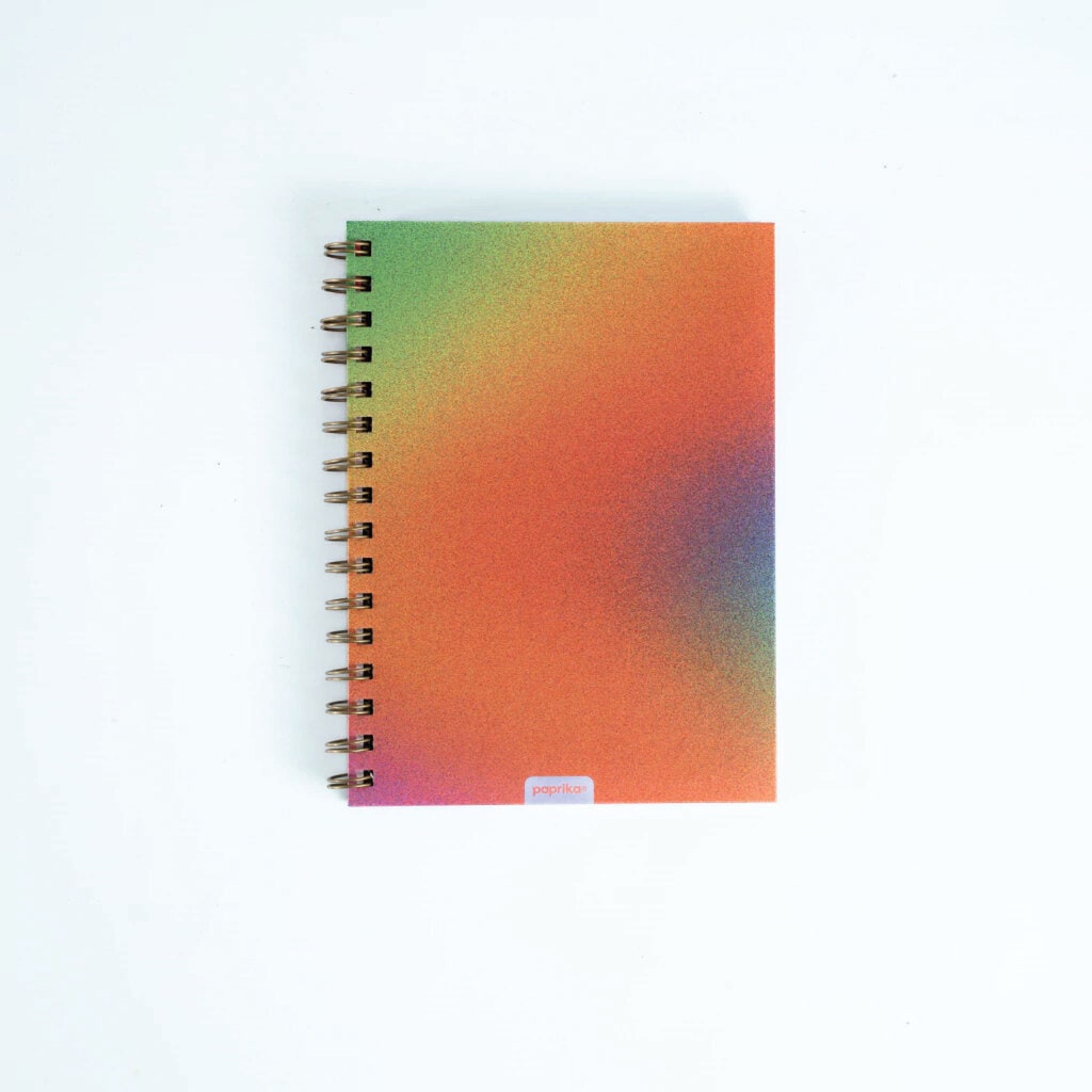 Cuaderno A5 Tapa Dura Rayado El Aura - Paprika