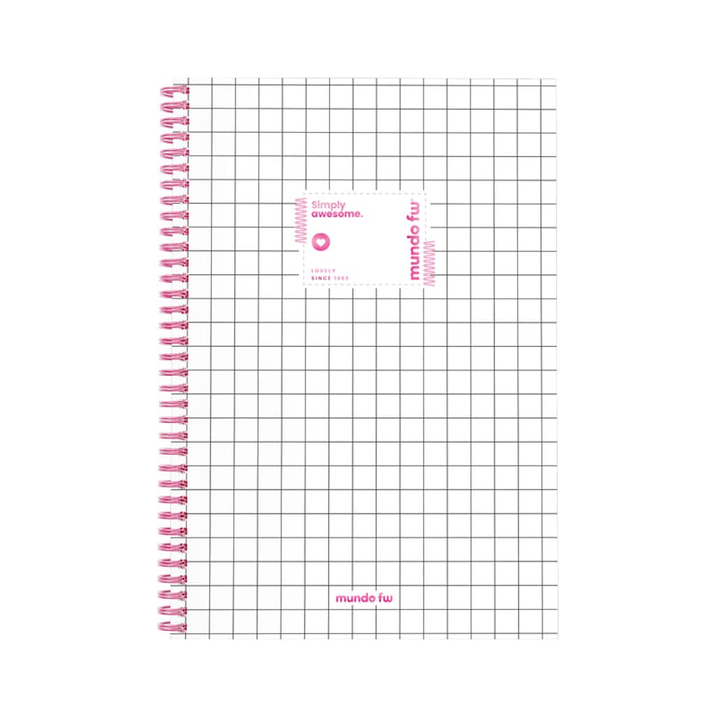 Cuaderno Infinity Book A4 Semirrigido Classic ByN Rayado - FW