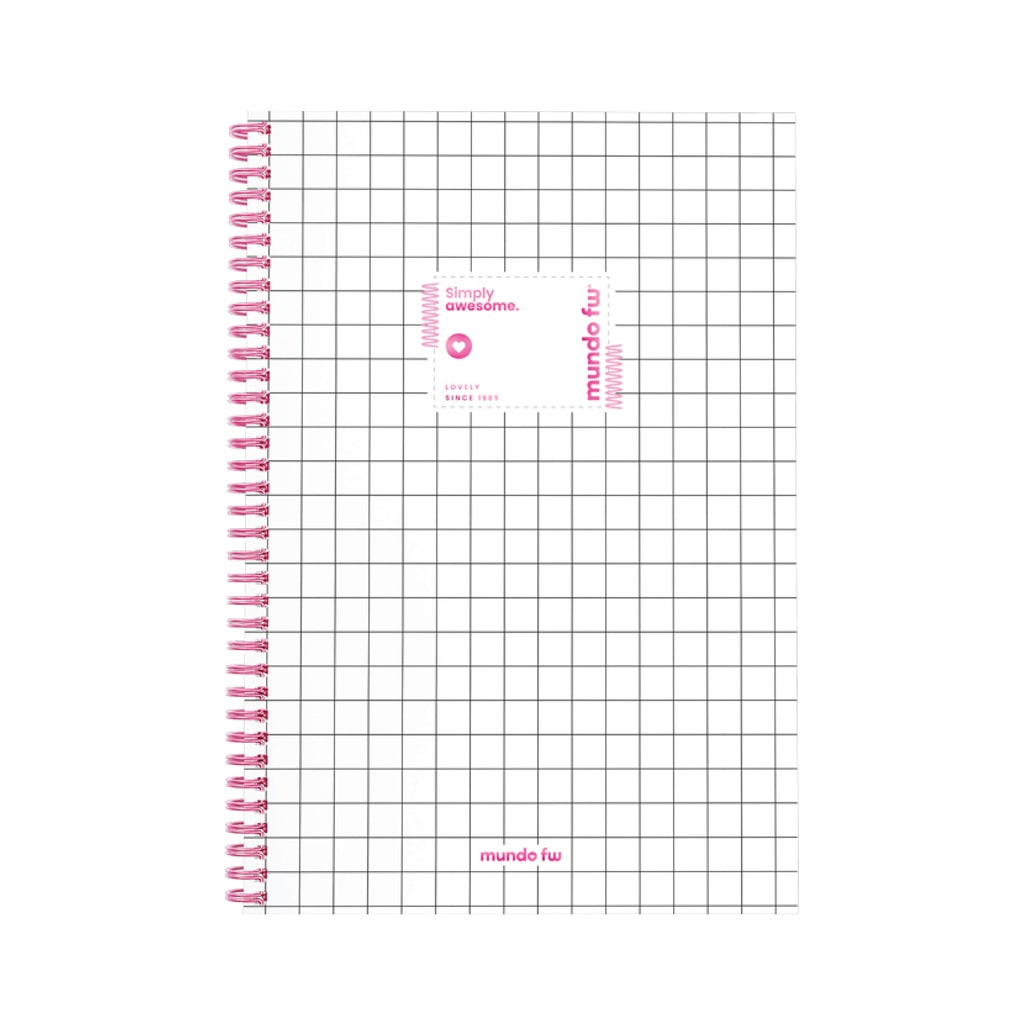 Cuaderno Infinity Book A4 Semirrigido Classic ByN Rayado - FW