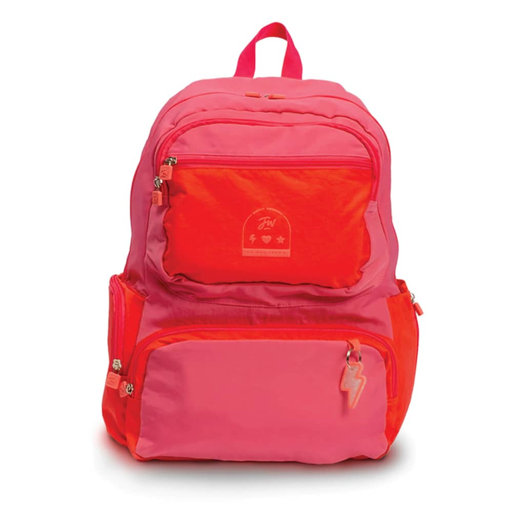 Mochila Espalda 17'' Colorblock Naranja - FW