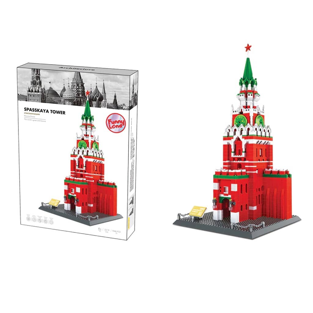 Rompecabezas 3D Spasskaya Tower 1108 piezas - Funny Land