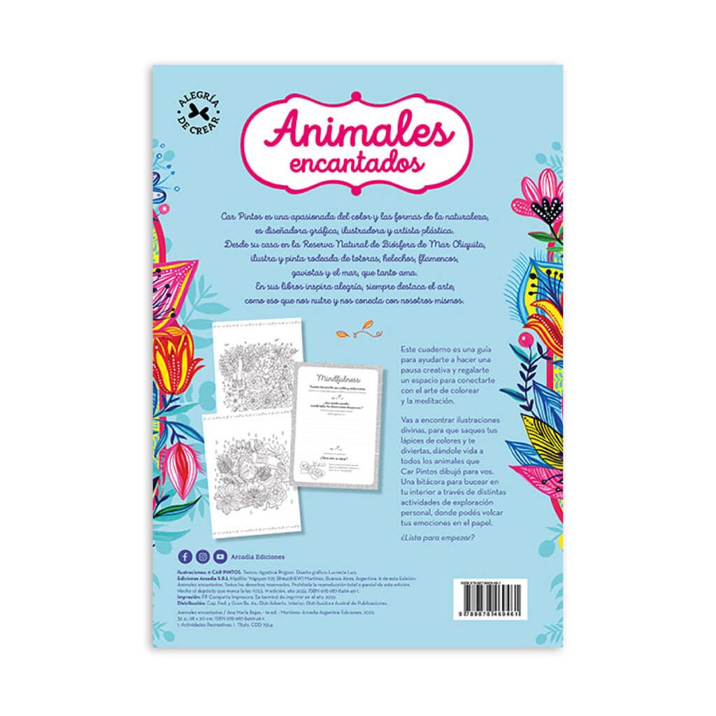 Libro para Colorear Animales Encantados